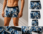 3 Pack Trunks – Comfortable Everyday Innerwear (White Graffiti, Blue Gaming, Black Doodle)